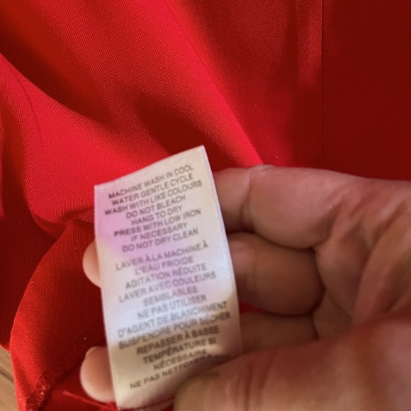 Mario Serrani large fitted sheath midi dress.  Lining on top of front & back. - Picture 7 of 10